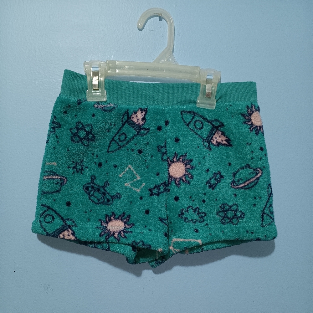 Free With A Bundle Turquoise Kids Pajama Shorts